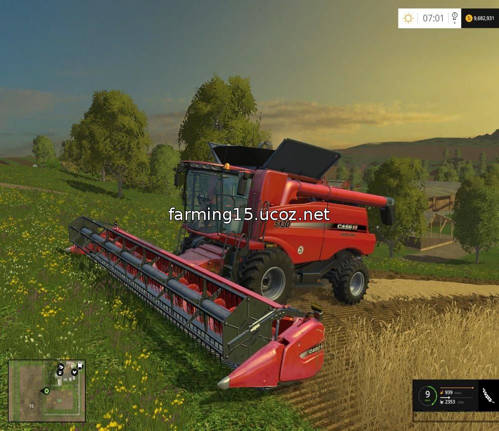 Farm 2015. Комбайн Case 5130 fs17. Fs15 комбайн Case. Комбайн кейс для ФС 15. Комбайны для ФС 15.